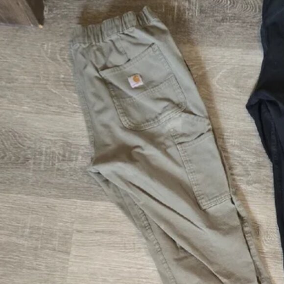 Carhartt Women’s Ripstop Work Pants | Relaxed Fit Utility | Olive | Size M 8/10 - Picture 6 of 11